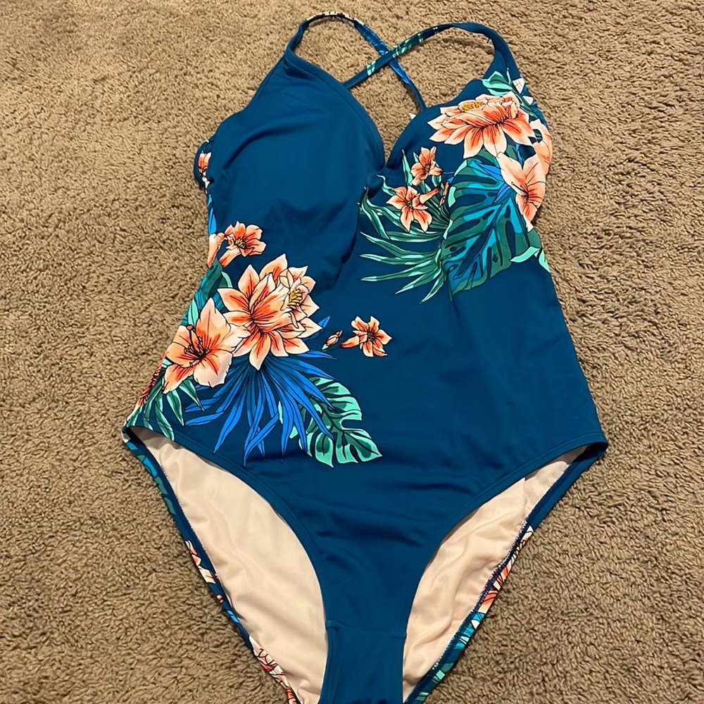 NEVER WORN Floral One Piece